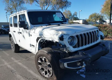 2025 Jeep Wrangler 4-Door Sahara 4X4 z USA, uszkodzony, nr VIN 1C4PJXEN8SW508273